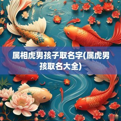属相虎男孩子取名字(属虎男孩取名大全)