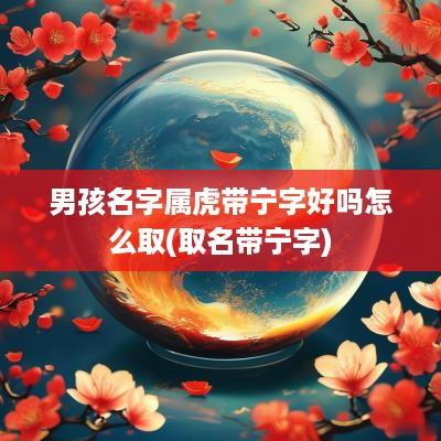 男孩名字属虎带宁字好吗怎么取(取名带宁字)
