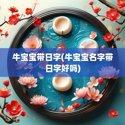 牛宝宝带日字(牛宝宝名字带日字好吗)
