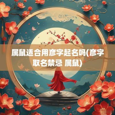 属鼠适合用彦字起名吗(彦字取名禁忌 属鼠)
