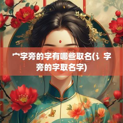 宀字旁的字有哪些取名(讠字旁的字取名字)