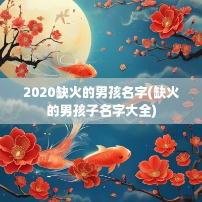 2025缺火的男孩名字(缺火的男孩子名字大全)