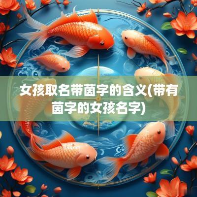 女孩取名带茵字的含义(带有茵字的女孩名字)