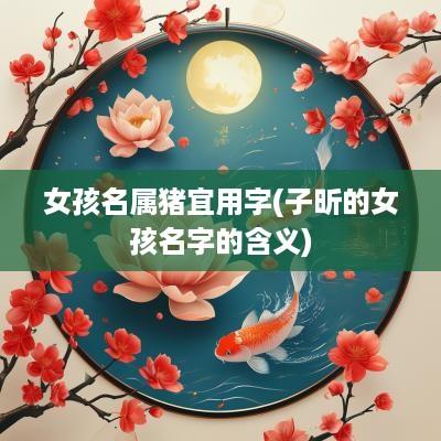 女孩名属猪宜用字(子昕的女孩名字的含义)
