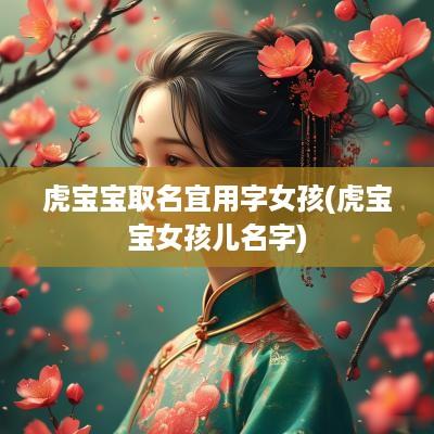 虎宝宝取名宜用字女孩(虎宝宝女孩儿名字)