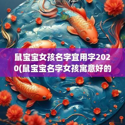 鼠宝宝女孩名字宜用字2025(鼠宝宝名字女孩寓意好的字有哪些)