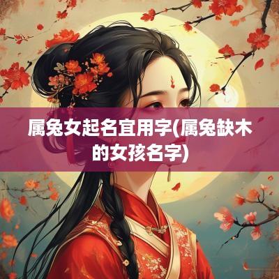 属兔女起名宜用字(属兔缺木的女孩名字)