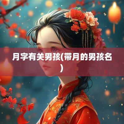 月字有关男孩(带月的男孩名)
