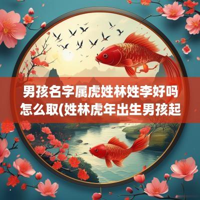 男孩名字属虎姓林姓李好吗怎么取(姓林蛇年出生男孩起什么名字好)