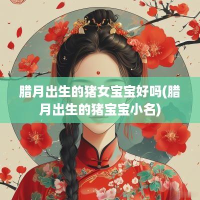 腊月出生的猪女宝宝好吗(腊月出生的猪宝宝小名)