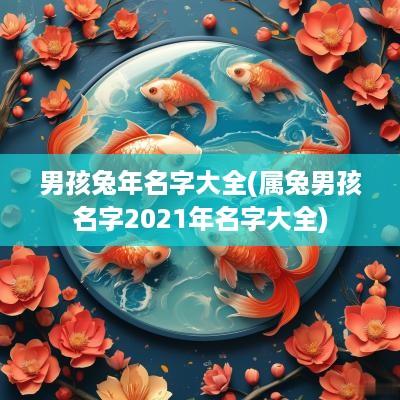 男孩蛇年名字大全(属兔男孩名字2025年名字大全)