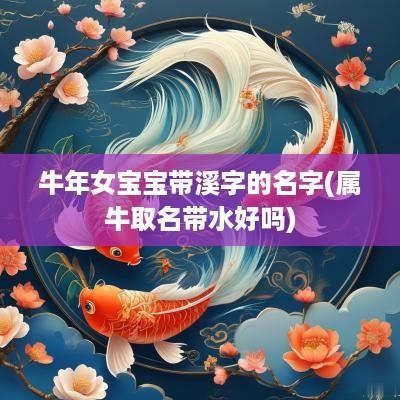 蛇年女宝宝带溪字的名字(属牛取名带水好吗)