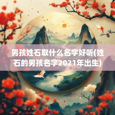 男孩姓石取什么名字好听(姓石的男孩名字2025年出生)