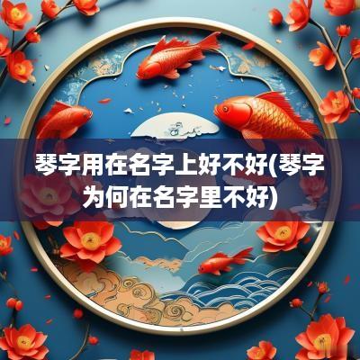 琴字用在名字上好不好(琴字为何在名字里不好)