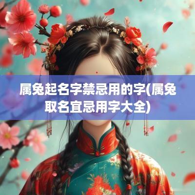 属兔起名字禁忌用的字(属兔取名宜忌用字大全)