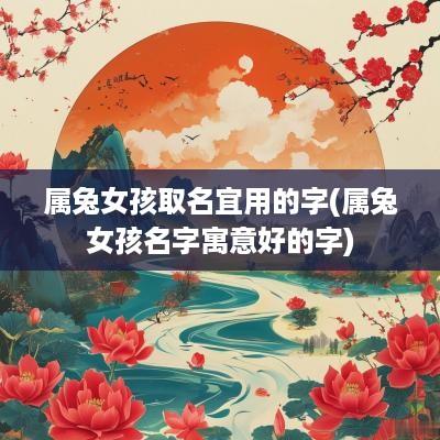 属兔女孩取名宜用的字(属兔女孩名字寓意好的字)