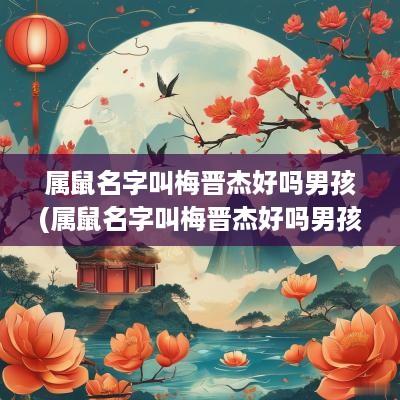 属鼠名字叫梅晋杰好吗男孩(属鼠名字叫梅晋杰好吗男孩子)