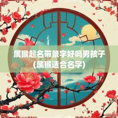 属猴起名带景字好吗男孩子(属猴适合名字)