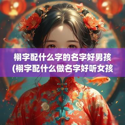 栩字配什么字的名字好男孩(栩字配什么做名字好听女孩)