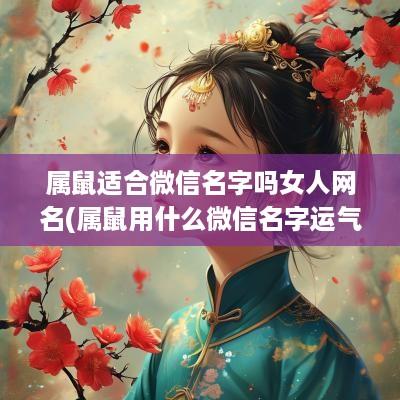 属鼠适合微信名字吗女人网名(属鼠用什么微信名字运气好)