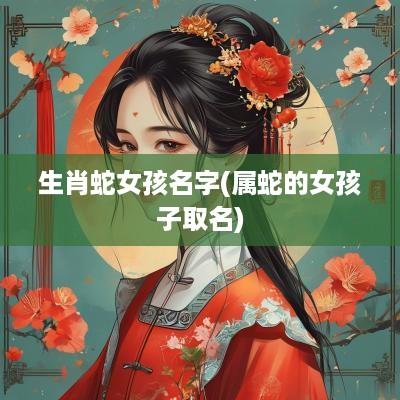 生肖蛇女孩名字(属蛇的女孩子取名)