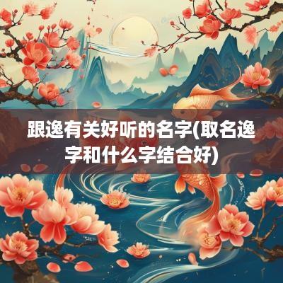 跟逸有关好听的名字(取名逸字和什么字结合好)