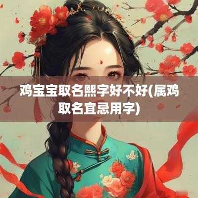 鸡宝宝取名熙字好不好(属鸡取名宜忌用字)