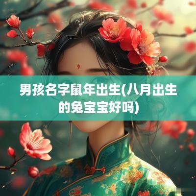 男孩名字蛇年出生(八月出生的兔宝宝好吗)