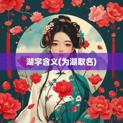 湖字含义(为湖取名)