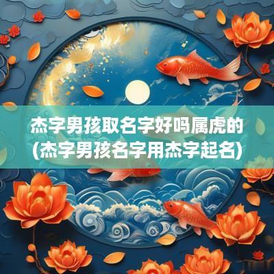 杰字男孩取名字好吗属虎的(杰字男孩名字用杰字起名)