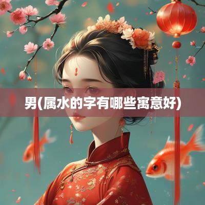 男(属水的字有哪些寓意好)
