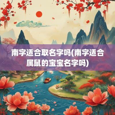 南字适合取名字吗(南字适合属鼠的宝宝名字吗)