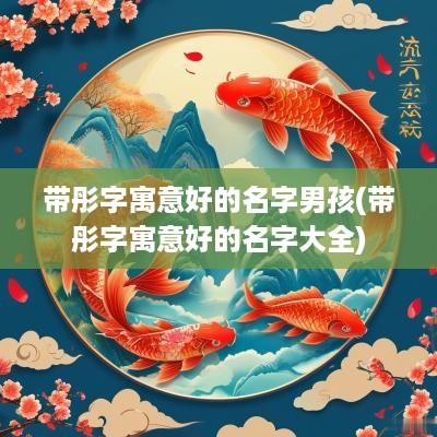 带彤字寓意好的名字男孩(带彤字寓意好的名字大全)
