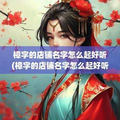 樟字的店铺名字怎么起好听(樟字的店铺名字怎么起好听点)