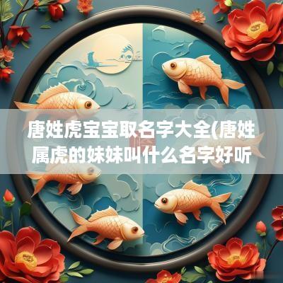 唐姓虎宝宝取名字大全(唐姓属虎的妹妹叫什么名字好听点)