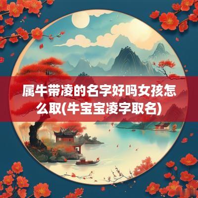 属牛带凌的名字好吗女孩怎么取(牛宝宝凌字取名)