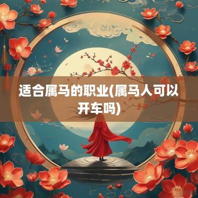 适合属马的职业(属马人可以开车吗)