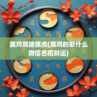 属鸡属猪属虎(属鸡的取什么微信名招财运)