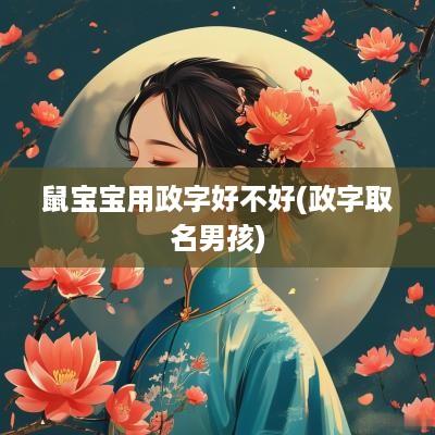 鼠宝宝用政字好不好(政字取名男孩)
