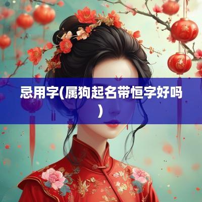 忌用字(属狗起名带恒字好吗)