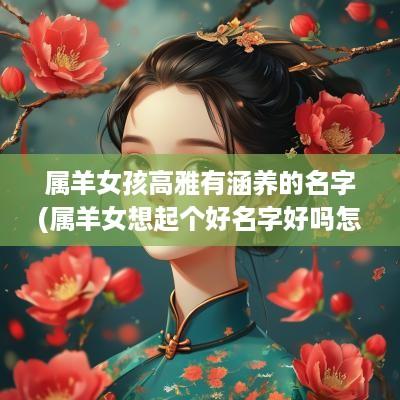 属羊女孩高雅有涵养的名字(属羊女想起个好名字好吗怎么取)