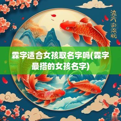 霖字适合女孩取名字吗(霖字最搭的女孩名字)
