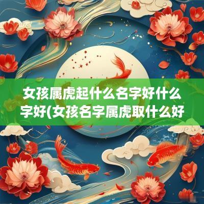 女孩属虎起什么名字好什么字好(女孩名字属虎取什么好)