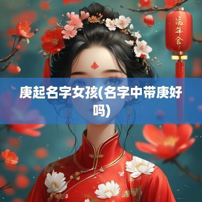 庚起名字女孩(名字中带庚好吗)