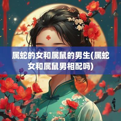 属蛇的女和属鼠的男生(属蛇女和属鼠男相配吗)