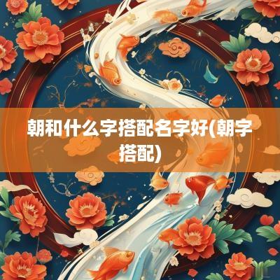 朝和什么字搭配名字好(朝字搭配) 朝和什么字搭配名字好(朝字搭配)