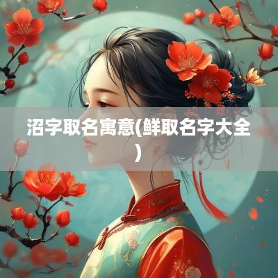 沼字取名寓意(鲜取名字大全)