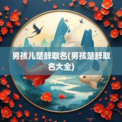 男孩儿楚辞取名(男孩楚辞取名大全) 男孩儿楚辞取名(男孩楚辞取名大全)