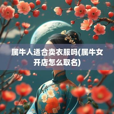 属牛人适合卖衣服吗(属牛女开店怎么取名)