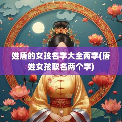 姓唐的女孩名字大全两字(唐姓女孩取名两个字)